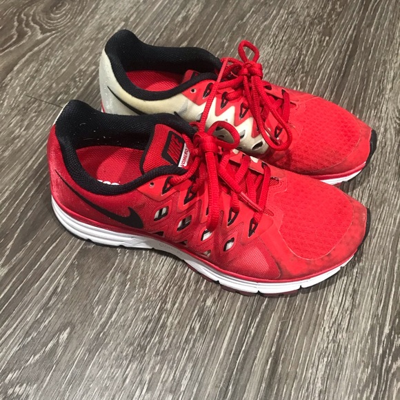 Nike Shoes - Red, White & Black Nike Running shoes